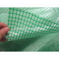 Bâche transparente de tissu de maille de Leno de 210gsm PE dans la couleur verte